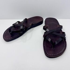 Camel Leather ‘Jerusalem’ Leather Sandals
